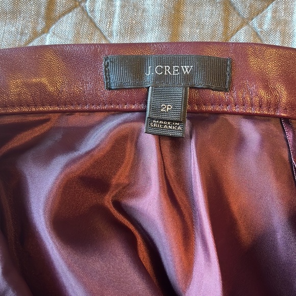 J. Crew faux leather miniskirt - Picture 3 of 3